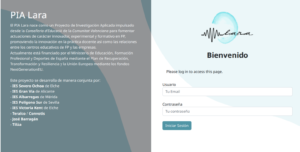 Página de inicio de la página de captura